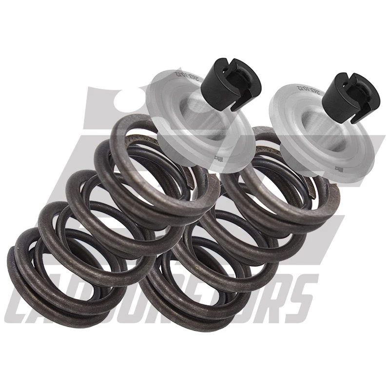 EC Carburetors EC 6mm Billet Titanium Retainers W/EC 270 Dual Springs
