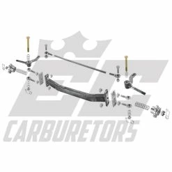 EC Carburetors 40-Inch Outlaw Drop Front Axle Using Front Brakes And 8.25-Inch Wheels
