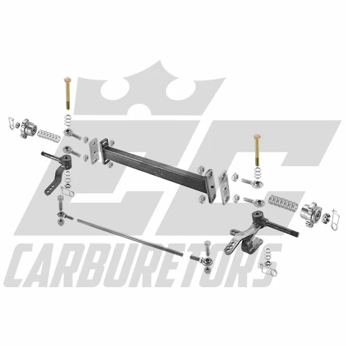 EC Carburetors 40-Inch Standard Front Axle Using No Front Brakes And 8.25-Inch Wheels