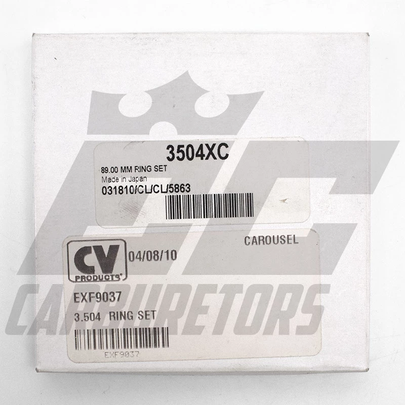 EC Carburetors JE 3.504 Piston Rings