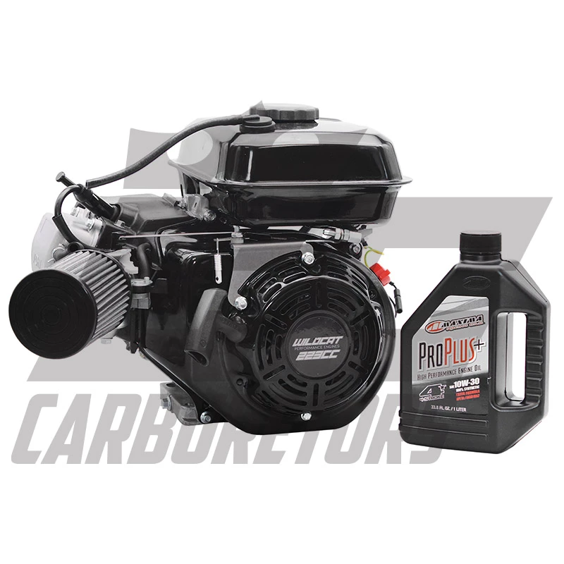 EC Carburetors EC Wildcat 223GT1 4-Cycle Racing Engine W/ 10w-30 Maxima Pro Plus Oil